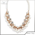 Eruamerican style fashion pearl necklace costume jewelry,pearl pendant necklace